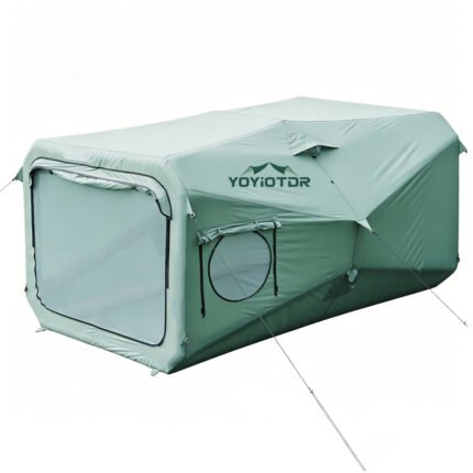 Space Capsule Inflatable Camping Pod, Waterproof Portable Air Tent for Glamping Trips